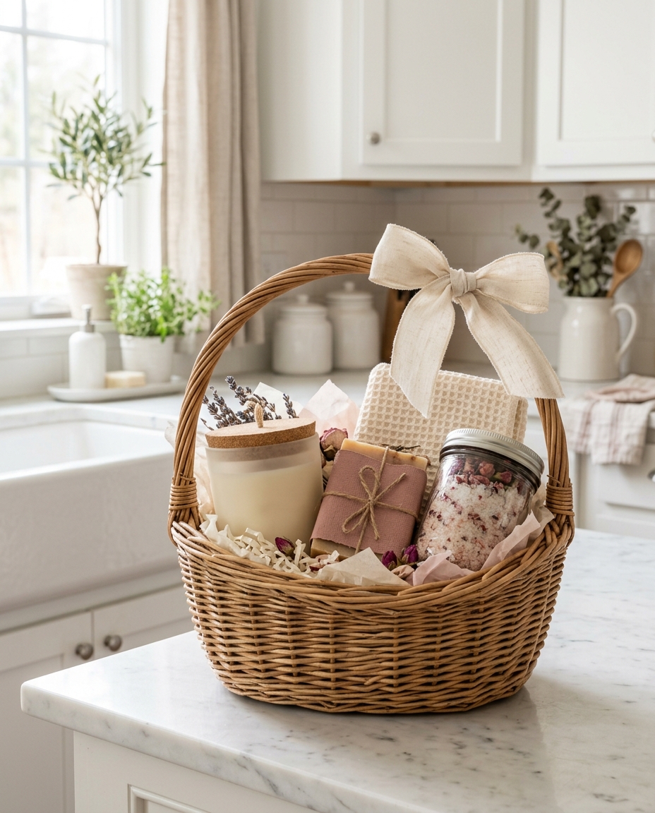 A Moment for You — gift basket by Ribbon & Joy