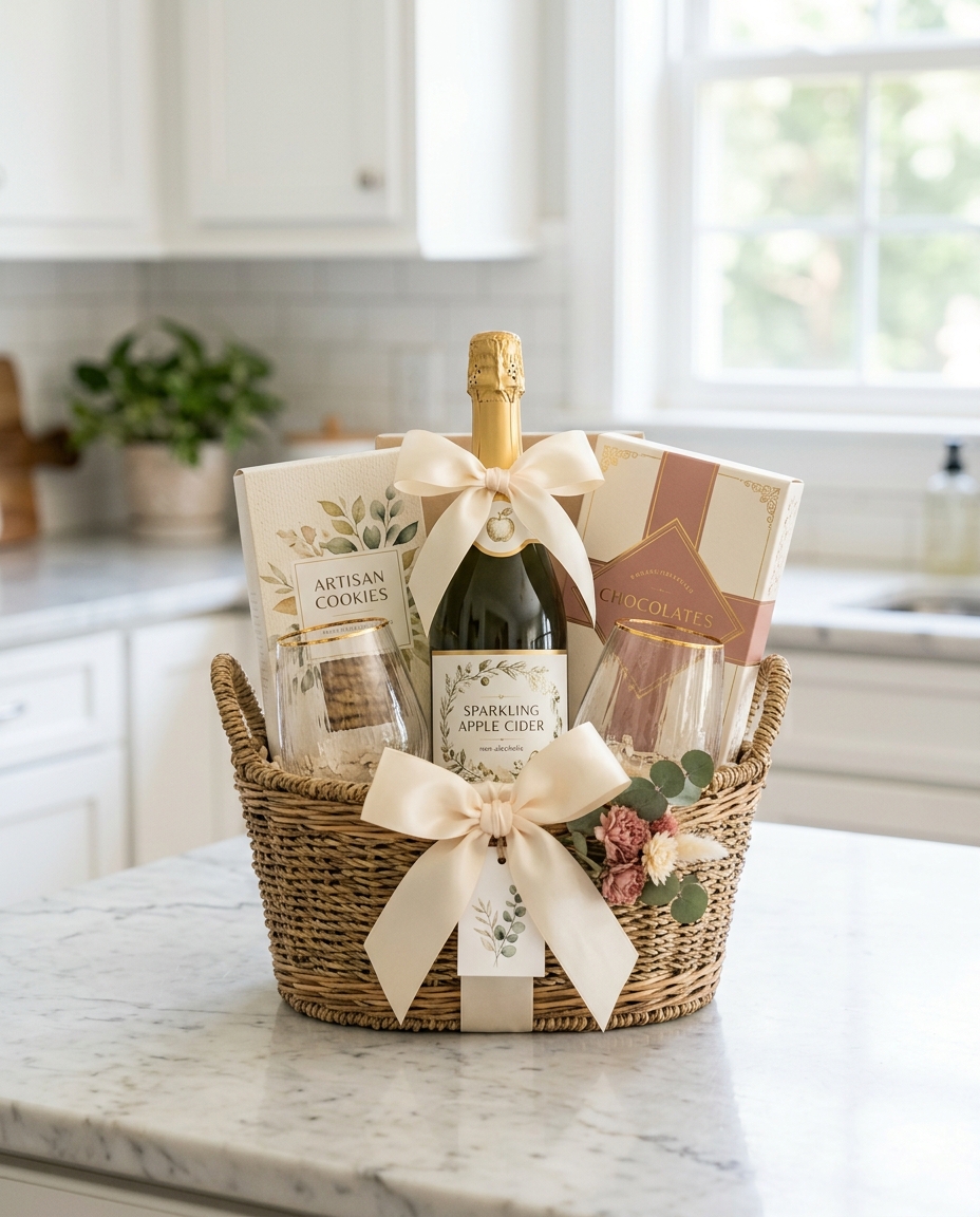 Cheers to You — gift basket by Ribbon & Joy