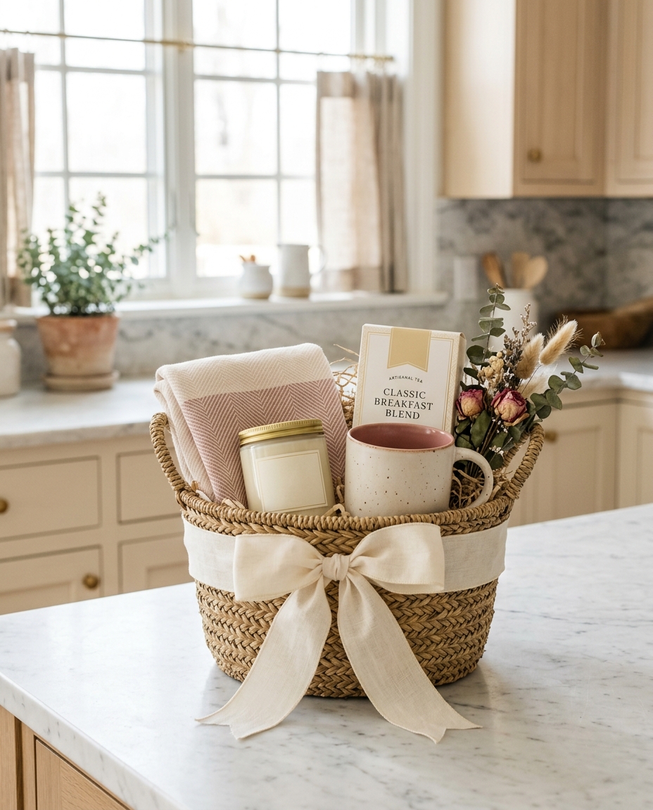 A Little Welcome — gift basket by Ribbon & Joy